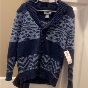 Old navy boys blue cardigan